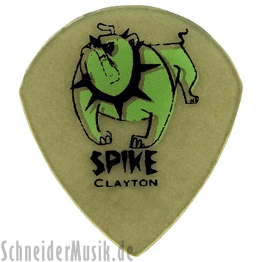 Clayton Spike Picks (Sharp Teardrop) 0.56mm, horn-coloured (12-pack)