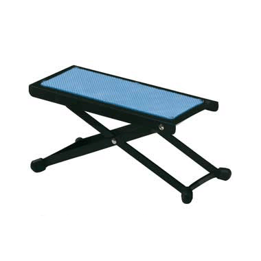 BSX 536502 guitar foot stool metal, blue
