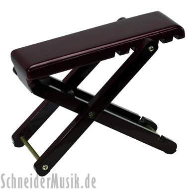 BSX 536505 Guitar Footstool, wood, mahogany-coloured