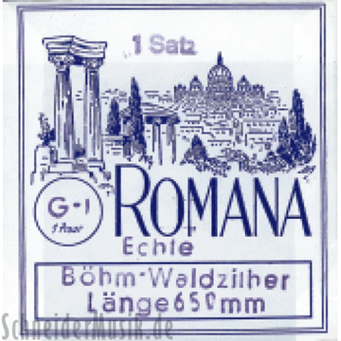 Romana Böhm-Waldzither (Hamburger Zither) Set 9-string
