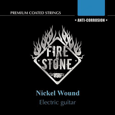 Fire & Stone Electric Premium Coated, Nickel Wound, light top/heavy bottom