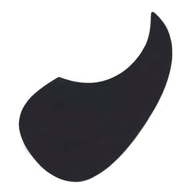 Galli 13031 Celluloid BLACK Guard Plate (Drop Shape)