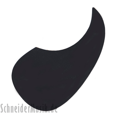 Galli 13031 Celluloid BLACK Guard Plate (Drop Shape)