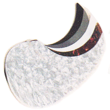 Galli 13035 Celluloid TRANSPARENT Guard Plate (Drop Shape)