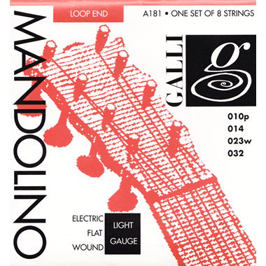 Galli A181 MANDOLINO Electric Flat Wound, Loop End