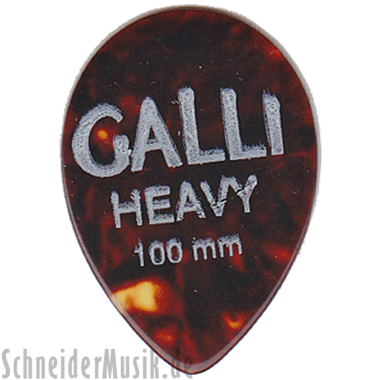 Galli A4H Celluloid SHELL 347 Pick, Heavy 1.00 mm