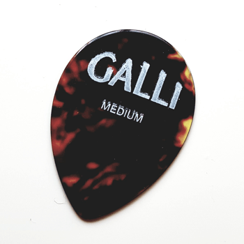 Galli A4M Celluloid SHELL 347 Pick, Medium 0.70 mm