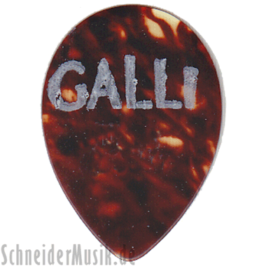 Galli A4XH Celluloid SHELL 347 Pick, X-Heavy 1.14 mm