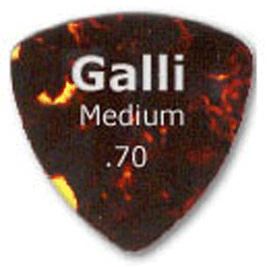 Galli A9M Celluloid SHELL Triangular 346 Pick, Medium 0.70 mm