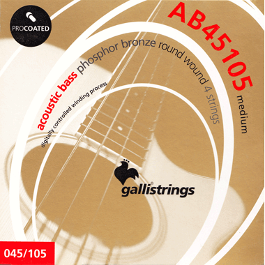 Galli AB45105 ACOUSTIC Bass PROcoated Phosphor Bronze, medium