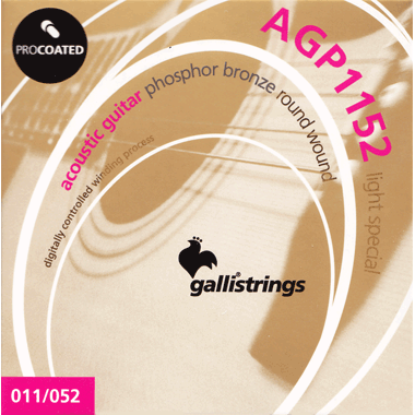 Galli AGP1152 ACOUSTIC Guitar PROcoated Phosphor Bronze, light special