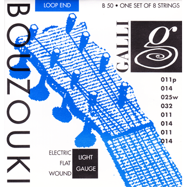 Galli B050 BOUZOUKI (Electric) Flat Wound Set
