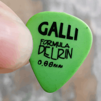 Galli D51G Formula DELRIN Pick 0.88 mm, green