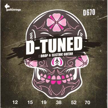 Galli D670 D-Tuned - Drop6 Guitar, Nickel Roundwound