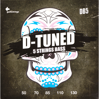 Galli DB5 D-Tuned - Drop Bass, Nickel Roundwound 5-string