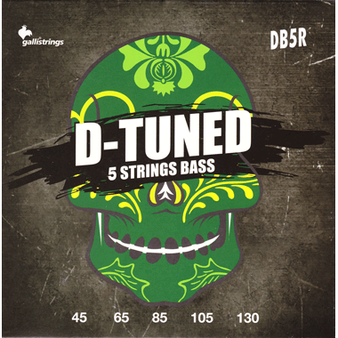 Galli DB5R D-Tuned - Drop Bass, Nickel Roundwound 5-string