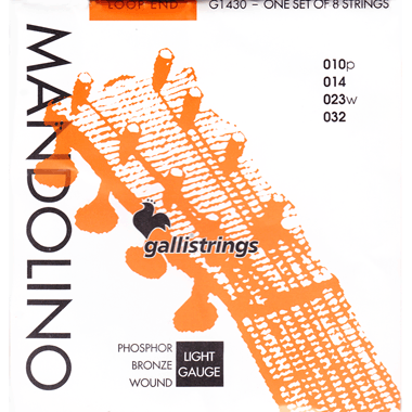 Galli G1430 MANDOLINO Phosphor Bronze Wound, Loop End