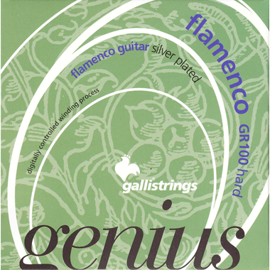 Galli GR100 GENIUS FLAMENCO PROcoated Set, Hard Tension