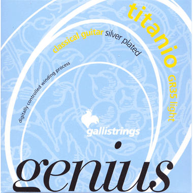 Galli GR35 GENIUS TITANIO PROcoated Set, Light Tension