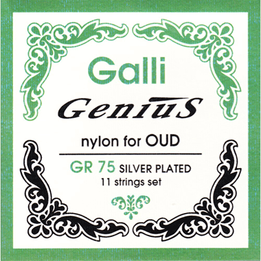 Galli GR75 OUD 11-string, New Formula Clear Nylon