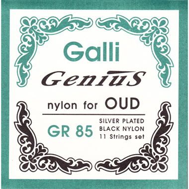 Galli GR85 OUD 11-string, New Formula Black Nylon