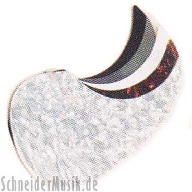 Galli 13035 Celluloid TRANSPARENT Guard Plate (Drop Shape)