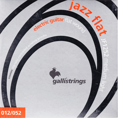 Galli JF1252 JAZZ FLAT Guitar Cromes Flatwound, medium light