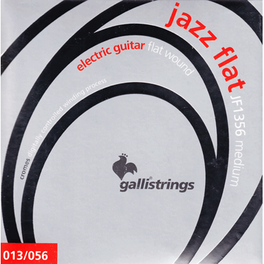 Galli JF1356 JAZZ FLAT Guitar Cromes Flatwound, medium