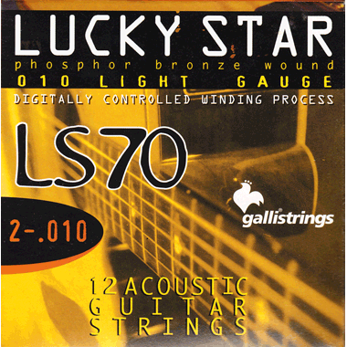 Galli LS70 LUCKY STAR Phosphor Bronze Wound 12-string, light