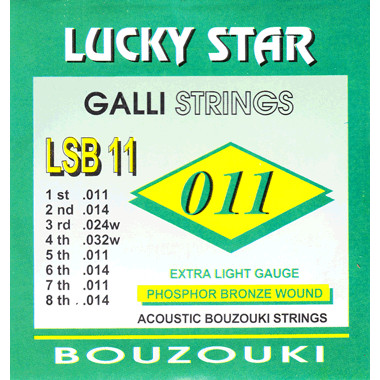 Galli LSB11 BOUZOUZKI Phosphor Bronze Wound Set