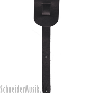 Galli LSG100BL Correa de Cuero (extra ancho) negro, acolchado