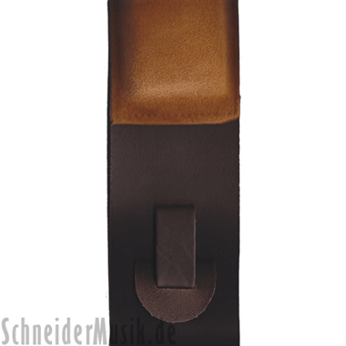 Galli LSG100BR Correa de Cuero (extra ancho) marrón, acolchado