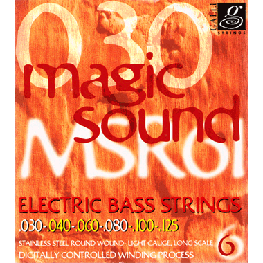 Galli MSR61 MAGIC SOUND Bass Stainless Steel Roundwound 6-string, light