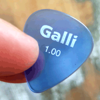 Galli P72B Formula POLYCARBONATE Pick 1.00 mm, blue