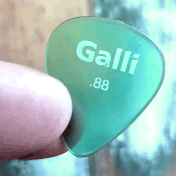 Galli P72G Formula POLYCARBONATE Pick 0.88 mm, green