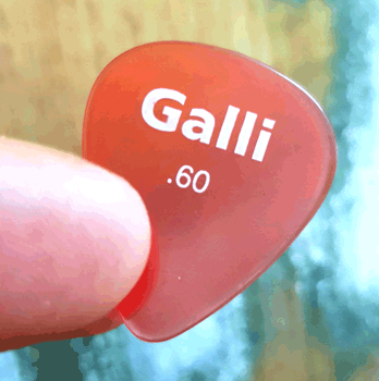 Galli P72R Formula POLYCARBONATE Pick 0.60 mm, red
