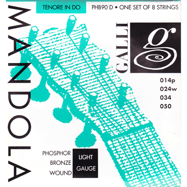 Galli PHB90D MANDOLA Tenore in DO, Phosphor Bronze Wound, light