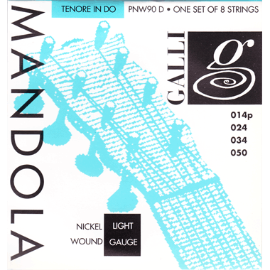 Galli PNW90D MANDOLA Tenore in DO, Nickel Wound, light