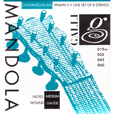 Galli PNW90D MANDOLA Contralto in SOL, Nickel Wound, medium