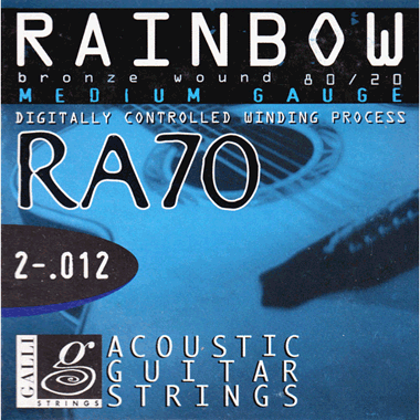 Galli RA70 RAINBOW 80/20 Bronze Wound 12-string, medium