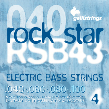 Galli RSB43 ROCKSTAR Bass Nickel Roundwound, regular