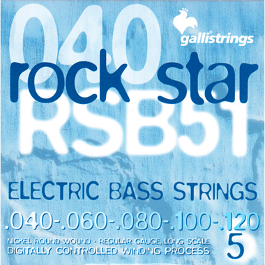 Galli RSB51 ROCKSTAR Bass Nickel Roundwound 5-string, regular