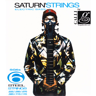 Galli SG6s SATURN Strings Stainless Steel Roundwound, 6-string