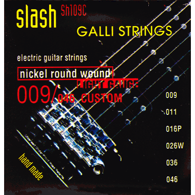 Galli SH109C SLASH Nickel Roundwound, light special
