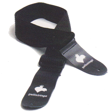 Galli T13 Nylon Guitar Strap, black