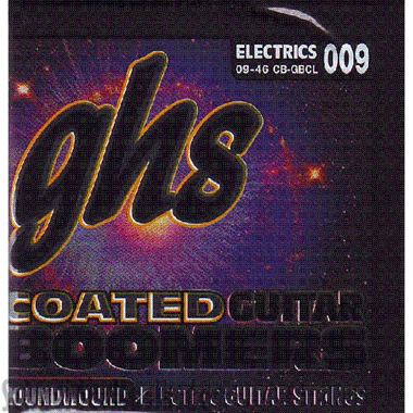 GHS CB-GBCL Coated Guitar Boomers Roundwound, custom light