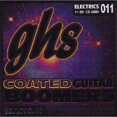 GHS CB-GBM Coated Guitar Boomers Roundwound, medium