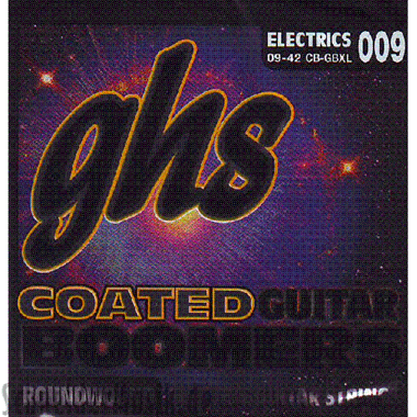 GHS CB-GBXL Coated Guitar Boomers Roundwound, extra light