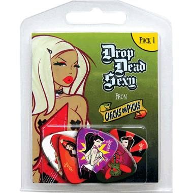 Grover Allman DROP DEAD SEXY Picks - 5-Pack 1 (5-pack, assorted)