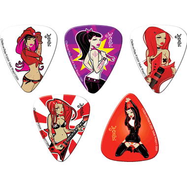 Grover Allman DROP DEAD SEXY Picks - 5-Pack 1 (5-pack, assorted)